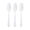 Smarty Had A Party White Baroque Disposable Plastic Dinner Spoons, 480PK 8330-WH-CASE - alternate 2