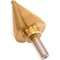 Neiko Titanium Step Drill Bit, High-Speed Alloy-Steel Bit, 10 Step Sizes from 1/4 Inch to 1 3/8 Inches 10194A - alternate 2