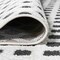 Jonathan Y Rabat High-Low Pile Mini-Diamond Trellis White/Black 4 ft. x 6 ft. Indoor/Outdoor Area Rug SBH101B-4 - alternate 2