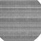 Homeroots 8' Gray And Silver Round Striped Washable Indoor Outdoor Area Rug 610596 - alternate 2