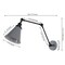 Jonathan Y Rover 7" Classic Industrial Metal Adjustable Arm LED Wall Sconce, Gray/Black, 2PK JYL7462H-SET2 - alternate 2