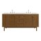 James Martin Vanities Laurent 72" Double Vanity, Honey Oak w/ 3 CM Lime Delight Silestone Top 545-V72-HNO-3LDL - alternate 1
