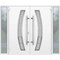 Vdomdoors Steel Double Doors Deux 6500 White 2 Sidelight Exterior Windows Stainless Inserts Single Modern Pai DEUX6500DEXD-WS-RH-W16+72+16 x H80 - alternate 2