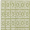 Homeroots 5' X 8' Sage And Ivory Geometric Washable Indoor Outdoor Area Rug 613748 - alternate 2