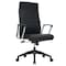 Leisuremod Hilton High-Back Leather Office Chair, Black HO20BLL - alternate 1