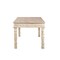 Homeroots 72" White Solid Wood Dining Table 521837 - alternate 2