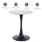 Leisuremod Bristol Round MDF Dining Table - Pedestal Base Kitchen Table, Modern Style BTBL-B31MWT - alternate 2