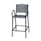 Leisure Craft 42" Tall Bar Height Perforated Chair, Black C2-PERF-BLACK - alternate 1