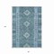Homeroots 8' X 10' Blue Geometric Washable Indoor Outdoor Area Rug 607437 - alternate 2