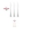 Smarty Had A Party Shiny Silver Glamour Cutlery Disposable Plastic Knives (600 Knives), 600PK 430S-KN-CASE - alternate 2