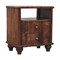Homeroots 25" Brown Solid Wood Two Drawer Nightstand 701724 - alternate 2