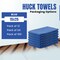 Supremeplus Premium Huck Towels, 15 in x 27 in (Blue), Pack of 100, 100PK SP-0899 - alternate 3