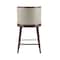 Manhattan Comfort Evalyn Counter Stool  in Stone - Set of 2 2-CS021-ST - alternate 3