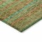 Homeroots 9' X 12' Green Copper And Teal Blue Striped Washable Indoor Outdoor Area Rug 637336 - alternate 2