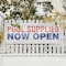 Signmission Pool Supplies Now Open, 24 Inch x 72 Inch, Vinyl Banner B-72-30813 - alternate 2