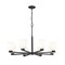 Z-Lite Naya 8-Light Chandelier, 33.25 in W, Matte Black 7518-8MB - alternate 2