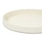 Homeroots 15in White Faux Wicker Round Serving Tray 713547 - alternate 2