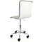 Elama Faux Leather Adjustable Rolling Office Chair in White ELM-729B-WHT - alternate 2