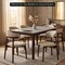 Leisuremod Sable Faux Leather Dining Chair with Rubberwood Legs SCW18BR - alternate 2