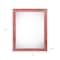 Homeroots 12" x 16" Red Solid Wood Hanging Picture Frame 386504 - alternate 2