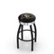 Holland Bar Stool Co 30" Blk Wrinkle Colorado Swivel Bar Stool, Chrome Ring L8B3C30ColoUn - alternate 1