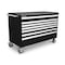 Tekton Rolling Tool Cabinet, 7 Drawer, Black, Steel, 60 in W x 27 in D x 41-1/2 in H OCL63100STM - alternate 1