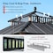 Sunjoy Kingston 10x10  Gazebo, Steel & PC Roof Hardtop Gazebo, Curtain, Netting, Woodgrain Aluminum Posts A10204382000 - alternate 4
