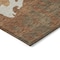 Homeroots 3' X 5' Orange And Brown Abstract Washable Indoor Outdoor Area Rug 613644 - alternate 2