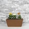 Ackland Villa Veranda 12.75 In. Dia X 5.5 In. H Indoor/outdoor Natural Clay Window Box Pot, 2PK AKLPOWIBO12.75X5.5N-CA - alternate 3