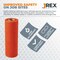 Jrex Safety JREX 4 ft x 150 ft HD Safety Debris Netting, 1/4 in Mesh, Fire Retardant, Orange NFR14-JR-4150-OR - alternate 2