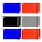 Bazic Products Ruled Index Cards with Ring, Assorted Poly Cover, 3" x 5", White, 100 Count, 1 Each, 6PK 522 - alternate 1