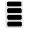 Brady Laser Markable Matte Black Polyimide Labels 0.25 in H x 0.75 in W Black 10000/RL LZR-46-730-10 - alternate 2