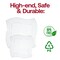 Smarty Had A Party 10" Clear Wave Plastic Dinner Plates (120 Plates), 120PK 7920-CASE - alternate 4