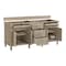 James Martin Vanities Lorelai 72" Double Vanity, Whitewashed Oak, w/ 3 CM Phantome Eclos Top 424-V72-WWO-3PHT - alternate 2
