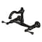 Kingston Brass Two-Handle Wall Mount Bridge Kitchen Faucet, Oil Rubbed Bronze KS3255BL - alternate 1