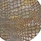 Homeroots 8' Copper Gold And Brown Round Abstract Washable Indoor Outdoor Area Rug 596814 - alternate 2