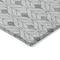 Homeroots 8' X 10' Silver And Gray Geometric Washable Indoor Outdoor Area Rug 595772 - alternate 2
