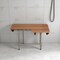 Homeroots 18" X 32" Brown Teak Rectangular Shower Bench With Legs 549359 - alternate 2