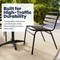 Flash Furniture Commercial Black Restaurant Stack Chair TLH-015C-BK-GG - alternate 3