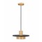 Z-Lite Ludo Matte Black + Modern Gold 1 Light Pendant 829P12-MB-MGLD-LED - alternate 3