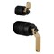 Brizo Litze Pressure Balance Valve Trim Handle Kit, Industrial Lever Matte Black/Luxe Gold HL75P34-BLGL - alternate 2
