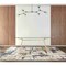 Homeroots 66" Clear And Gold Glass And Steel Dining Table 544706 - alternate 2