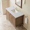 James Martin Vanities Kinnsden 48" Single Vanity, Weathered Oak w/ 3 CM Ethereal Noctis Silestone Top D680-V48-WTO-3ENC - alternate 2