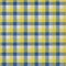 Homeroots 5' X 8' Yellow Blue And Beige Plaid Washable Indoor Outdoor Area Rug 601447 - alternate 2
