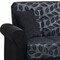 Homeroots 89" Black Chenille Convertible Futon Sleeper Sofa And Toss Pillows With Storage 607147 - alternate 2