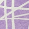 Homeroots 8' Lavender And Ivory Round Geometric Washable Indoor Outdoor Area Rug 600470 - alternate 2