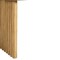 Homeroots 67" Natural Solid Wood Double Pedestal Base Oval Dining Table 712228 - alternate 2