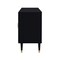 Homeroots 48" Black Sideboard with Two Doors 545574 - alternate 2