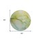 Homeroots 8' Round Green Round Abstract Washable Non Skid Indoor Outdoor Area Rug 559807 - alternate 2