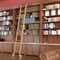 Quiet Glide 9.92 ft. Red Oak Sunburst Wheel Satin Nickel Rolling Hook Removable Ladder, 12 ft. Rail QG.510-10RO-12-H.02 - alternate 1